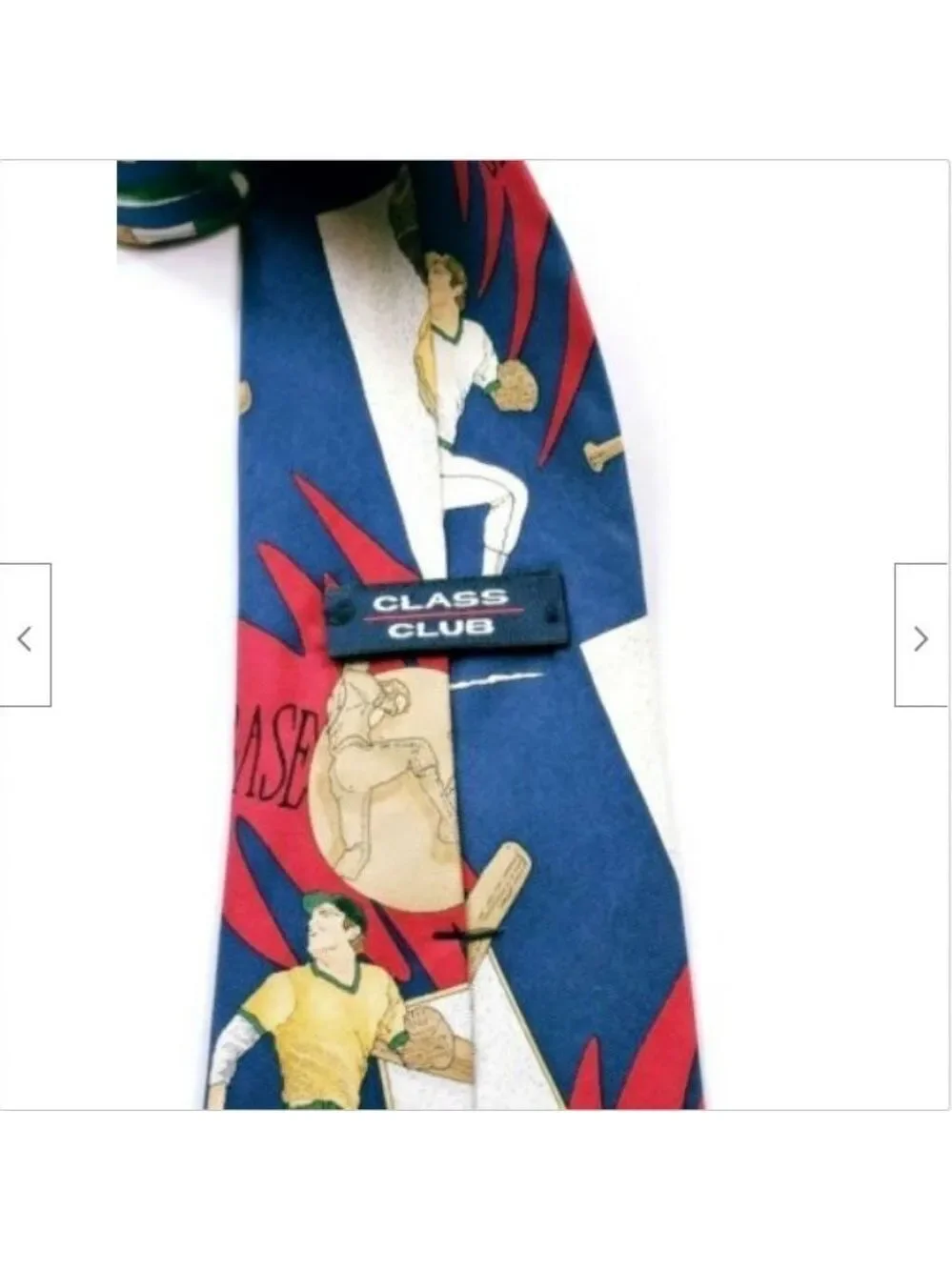 Men's Baseball Bat Helmet Glove Sports Silk Tie